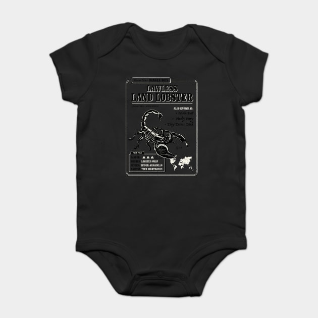 Lawless Land Lobster Baby Bodysuit by dumbshirts